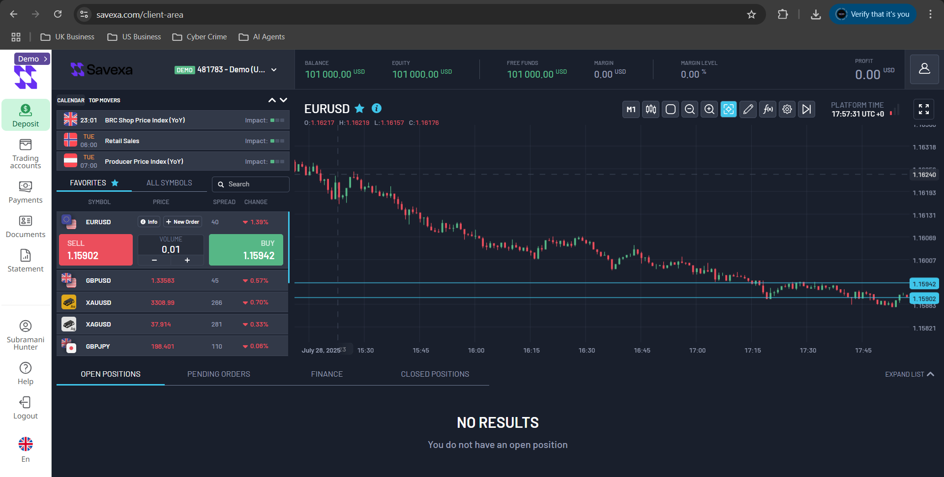 Client Dashboard Placeholder